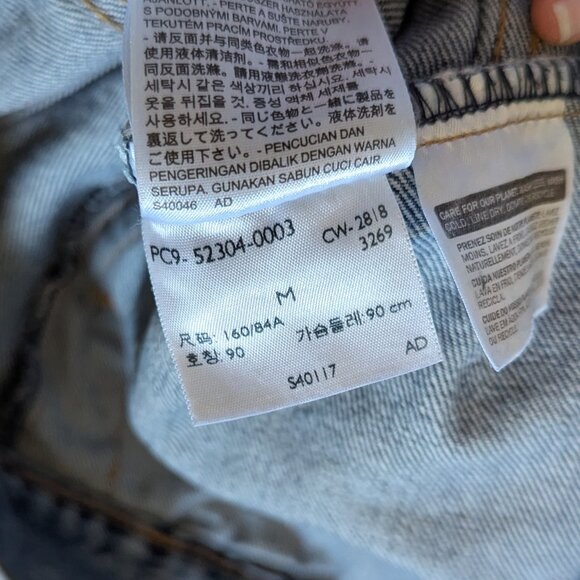 Levi's Blue Denim Trucker Jean Jacket, M - Picture 4 of 11